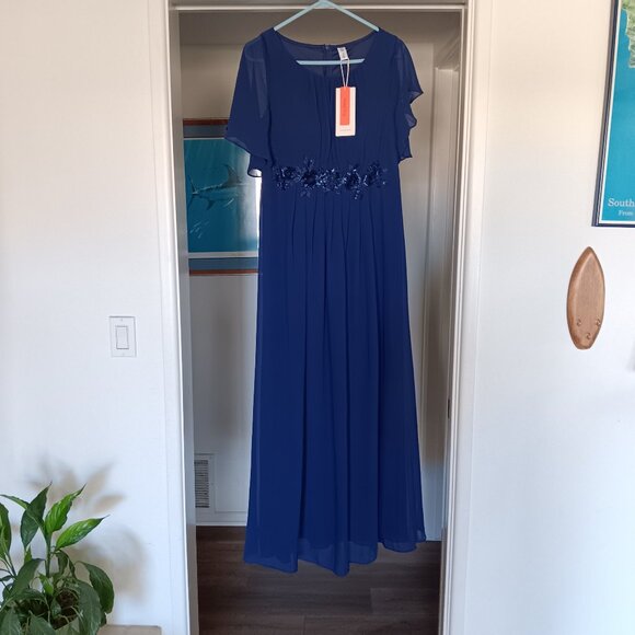 Ever Pretty Dresses & Skirts - Ever-Pretty royal blue formal maxi dress XXL elegant evening gown